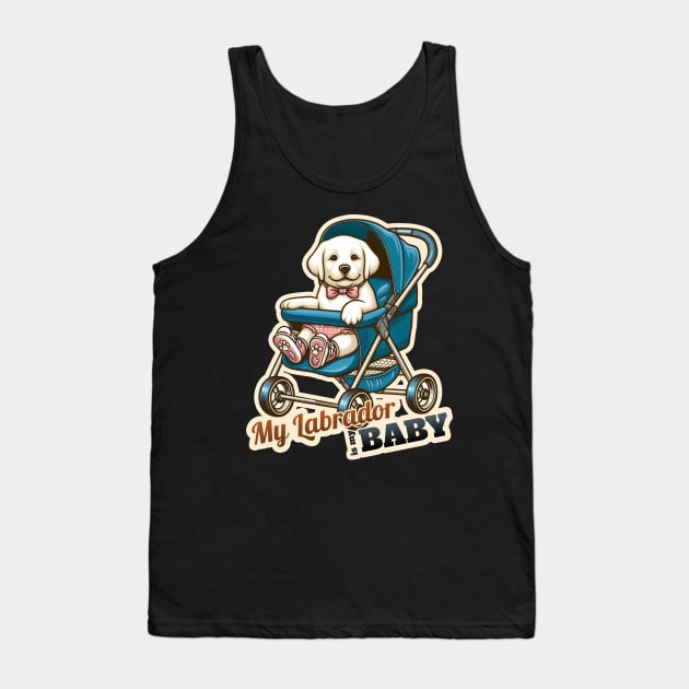 Baby Labrador Retriever Tank Top by k9-tee